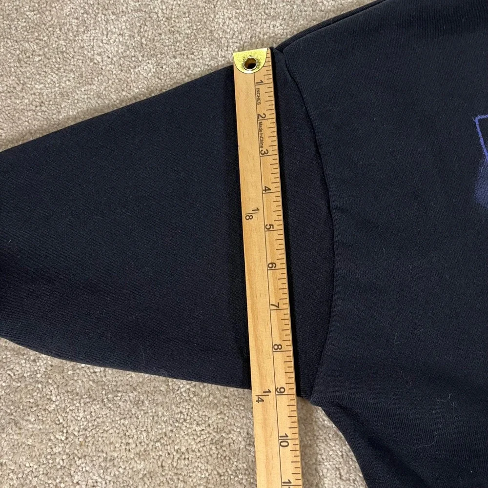 Under Armour Project Rock Hoodie Mens Medium Black Wolf Graphic Condition